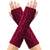 Women's Simple Style Solid Color Acrylic Gloves