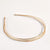 Women's Simple Style Solid Color Alloy Hair Band