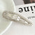 Women's Simple Style Solid Color Alloy Inlay Rhinestones Hair Clip