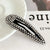 Women's Simple Style Solid Color Alloy Inlay Rhinestones Hair Clip