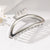 Women's Simple Style Solid Color Alloy Plating Hair Claws