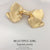 Women's Simple Style Solid Color Alloy Plating Hair Clip