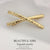 Women's Simple Style Solid Color Alloy Plating Hair Clip