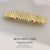 Women's Simple Style Solid Color Alloy Plating Hair Clip