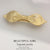 Women's Simple Style Solid Color Alloy Plating Hair Clip