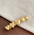 Women's Simple Style Solid Color Alloy Plating Hair Clip