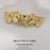 Women's Simple Style Solid Color Alloy Plating Hair Clip