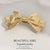 Women's Simple Style Solid Color Alloy Plating Hair Clip