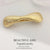 Women's Simple Style Solid Color Alloy Plating Hair Clip