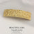 Women's Simple Style Solid Color Alloy Plating Hair Clip