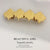 Women's Simple Style Solid Color Alloy Plating Hair Clip