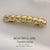 Women's Simple Style Solid Color Alloy Plating Hair Clip