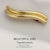 Women's Simple Style Solid Color Alloy Plating Hair Clip