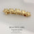 Women's Simple Style Solid Color Alloy Plating Hair Clip