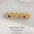 Women's Simple Style Solid Color Alloy Plating Hair Clip