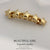 Women's Simple Style Solid Color Alloy Plating Hair Clip