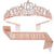 Women's Simple Style Solid Color Alloy Plating Inlay Artificial Gemstones Crown