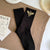 Women's Simple Style Solid Color Bee Cotton Crew Socks A Pair