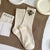 Women's Simple Style Solid Color Bee Cotton Crew Socks A Pair