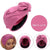 Women's Simple Style Solid Color Bowknot Eaveless Beanie Hat