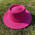 Women's Simple Style Solid Color Chain Flat Eaves Sun Hat