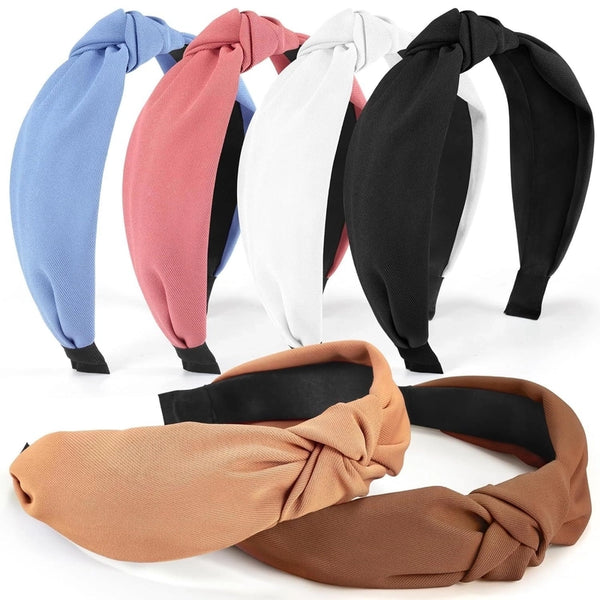 Women's Simple Style Solid Color Cloth Hair Band