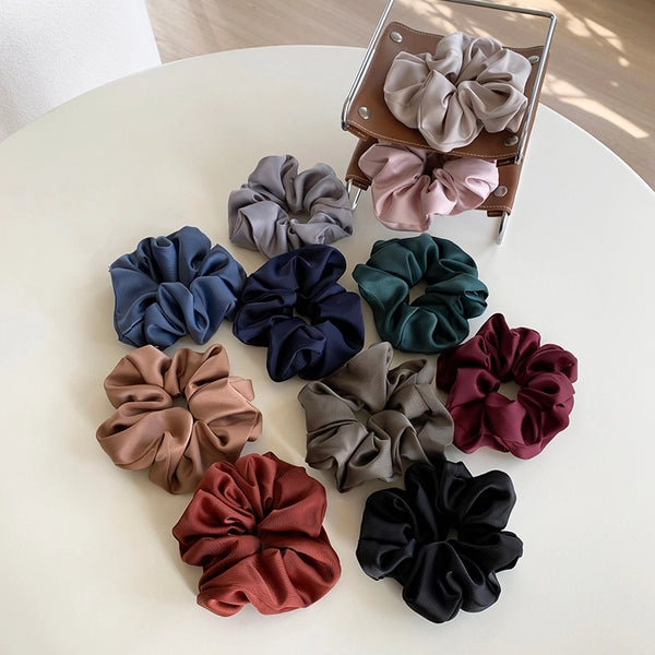 Women's Simple Style Solid Color Cloth Hair Tie