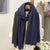 Women's Simple Style Solid Color Cotton And Linen Scarf