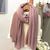 Women's Simple Style Solid Color Cotton And Linen Scarf