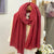 Women's Simple Style Solid Color Cotton And Linen Scarf