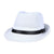 Women's Simple Style Solid Color Crimping Fedora Hat