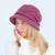 Women's Simple Style Solid Color Flat Eaves Wool Cap