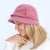 Women's Simple Style Solid Color Flat Eaves Wool Cap