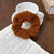 Women's Simple Style Solid Color Fleece Hair Tie