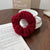 Women's Simple Style Solid Color Fleece Hair Tie