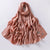 Women's Simple Style Solid Color Flower Chiffon Diamond Kerchief