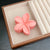 Women's Simple Style Solid Color Flower Resin Hair Clip