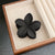 Women's Simple Style Solid Color Flower Resin Hair Clip