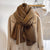 Women's Simple Style Solid Color Imitation Cashmere Polyester Winter Scarves