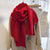 Women's Simple Style Solid Color Imitation Cashmere Polyester Winter Scarves