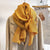 Women's Simple Style Solid Color Imitation Cashmere Polyester Winter Scarves