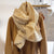 Women's Simple Style Solid Color Imitation Cashmere Polyester Winter Scarves