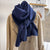 Women's Simple Style Solid Color Imitation Cashmere Polyester Winter Scarves