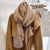 Women's Simple Style Solid Color Imitation Cashmere Polyester Winter Scarves