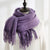 Women's Simple Style Solid Color Imitation Cashmere Scarf