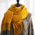 Women's Simple Style Solid Color Imitation Cashmere Scarf