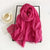 Women's Simple Style Solid Color Imitation Cotton And Linen Silk Scarf