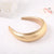 Women's Simple Style Solid Color Leather Knitting Hair Band