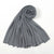 Women's Simple Style Solid Color Mercerized Cotton Winter Scarves