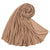 Women's Simple Style Solid Color Mercerized Cotton Winter Scarves